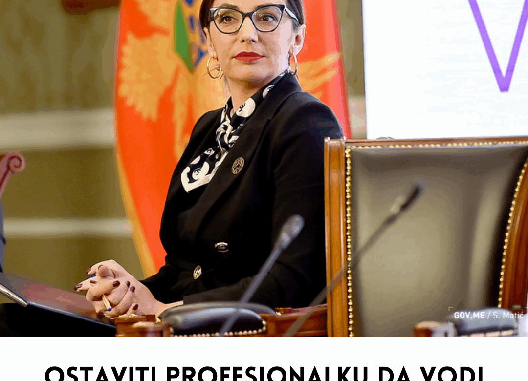 Reagovanje grupe NVO povodom moguće smjene ministarke prosvjete, Anđele Jakšić-Stojanović: OSTAVITI PROFESIONALKU DA VODI KLJUČNI  RESOR  U VLADI CRNE GORE