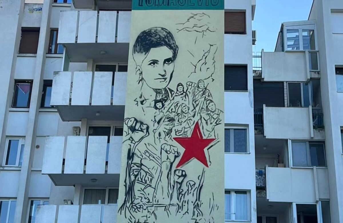 Započeto oslikavanje murala Stane Tomašević u Baru