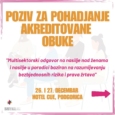 POZIV ZA POHADJANJE AKREDITOVANE OBUKE