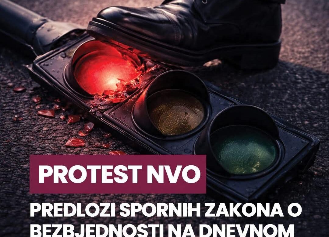 Protest NVO: Predlozi spornih Zakona o bezbjednosti na dnevnom redu Skupštine bez zelenog svjetla EU