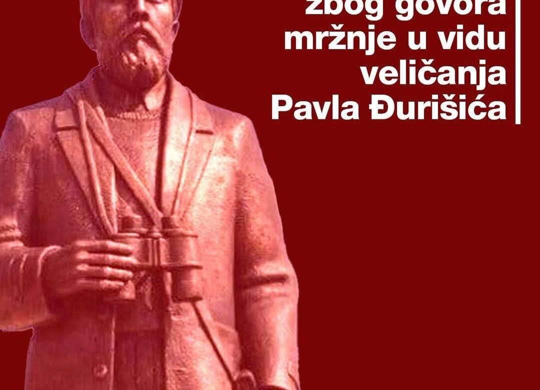 Pritužba Ombudsmanu zbog govora mržnje u vidu veličanja Pavla Đurišića