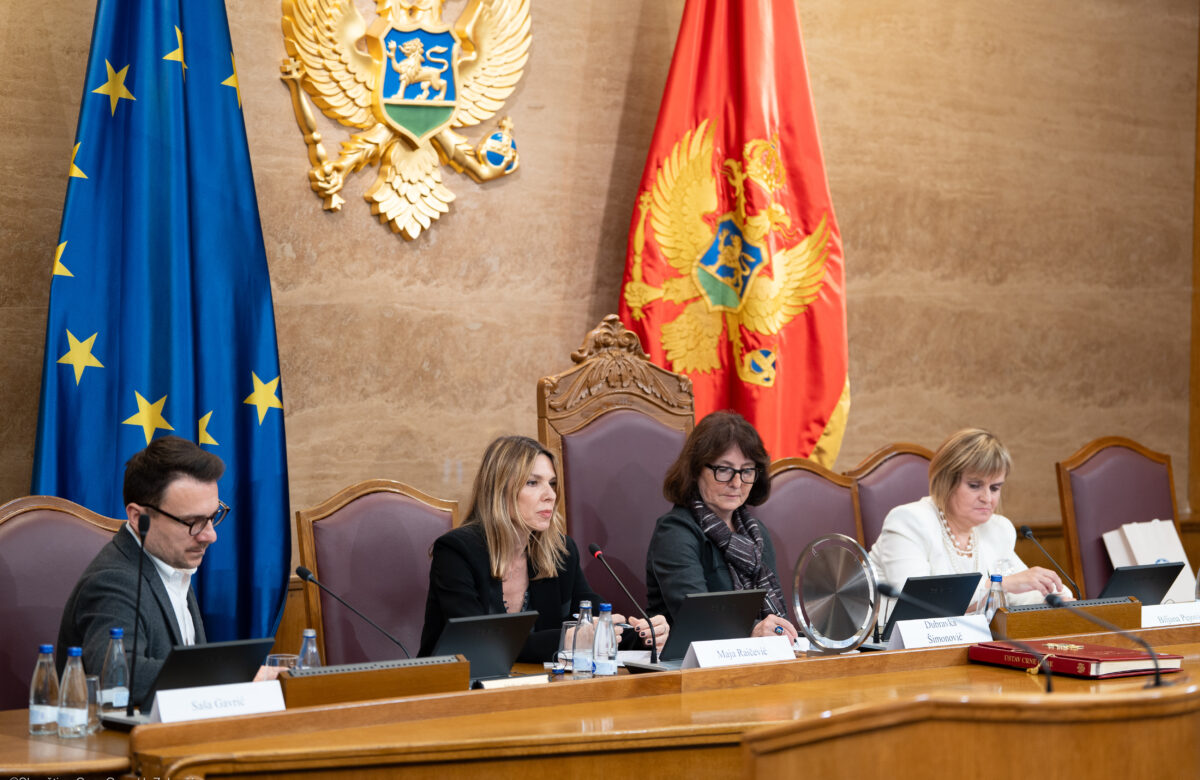 Izvršna direktorica CŽP, Maja Raičević na seminaru “Rodni paritet: zašto je važan i kako do njega “, u organizaciji ODHIR-a, Misije OEBS-a u Crnoj Gori i Ženskog kluba u Skupštini Crne Gore