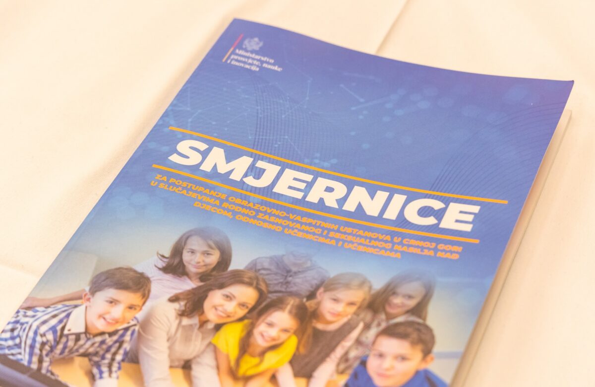 Video priča sa konferencije “Smjernice za postupanje obrazovno-vaspitnih ustanova u Crnoj Gori u slučajevima rodno zasnovanog i seksualnog nasilja nad djecom odnosno učenicima i učenicama”